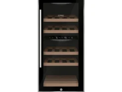 Caso WineComfort 24, Vinkylare med kompressor, Fristående, 24 flaska/flaskor, 60 W, G, Svart