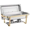 Chafing Dish Bufféset, 4-pack, Rostfritt stål, Guld