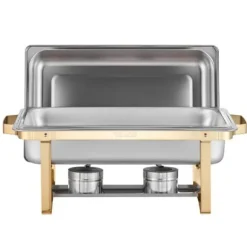 Chafing Dish Bufféset, 4-pack, Rostfritt stål, Guld