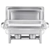 Chafing Dish Bufféset, 8 Qt 6-pack, Rostfritt Stål, Silver