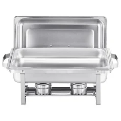 Chafing Dish Bufféset, 8 Qt 6-pack, Rostfritt Stål, Silver