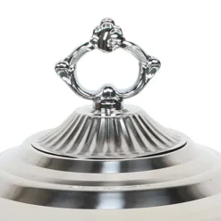 Chafing dish buffévarmare - Rund modell - 3 l - Rostfritt stål - Storlek S - Modern stil - Silver