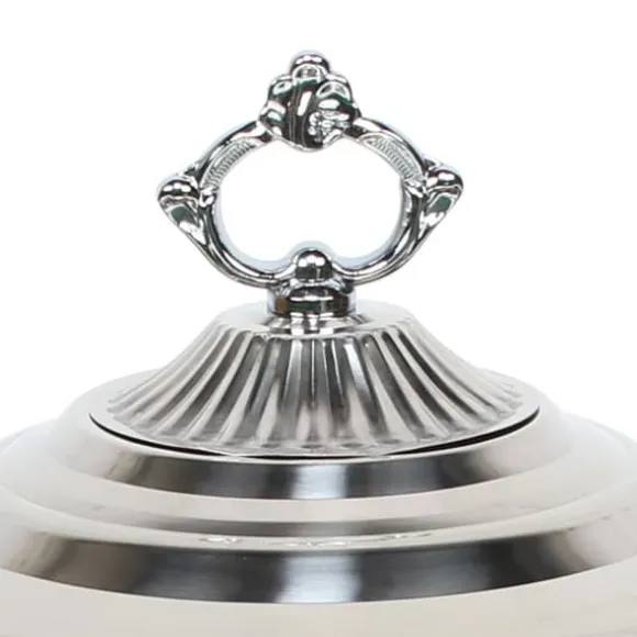 Chafing dish buffévarmare - Rund modell - 3 l - Rostfritt stål - Storlek S - Modern stil - Silver
