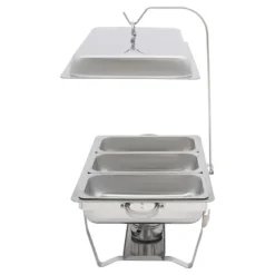 Chafing Dish Buffévärmare - Serveringsvärmare - Rostfritt Stål - För Catering, Restaurang & Hotell - Kommersiell