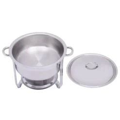 Chafing Dish, 5L kapacitet, design i rostfritt stål,Silver