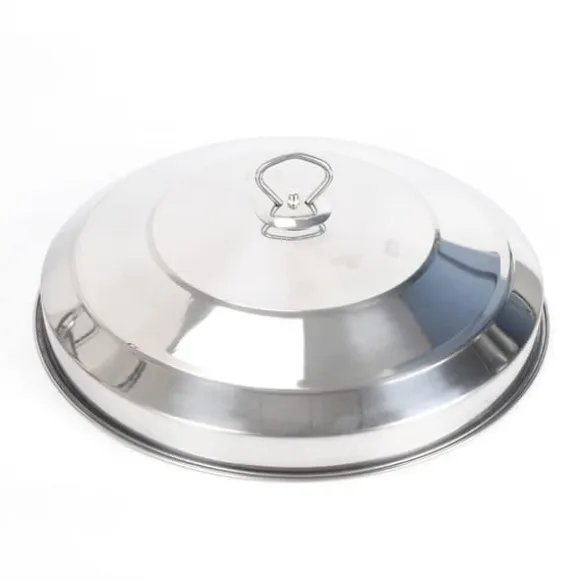 Chafing Dish, Rostfritt Stål, 7,5 Liters Kapacitet, 35 cm Diameter, Termisk Isolering, Lämplig för Standard Bränslekällor