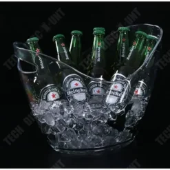 Champagnekylare - TD® - 3 Flaskor - Transparent - Robust Plast - Kylare