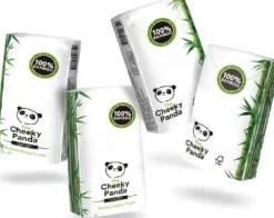 Cheeky Panda Cheeky Panda, våtservetter för fickor, 8-pack.