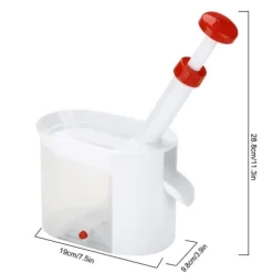 Cherry Pitter - Bärbar fruktpryl för att ta bort frön, med behållare, perfekt för hem och resor