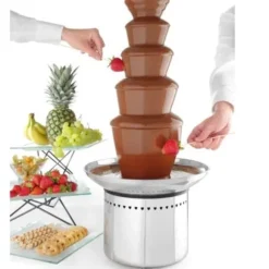 Chokladfonduefontän 5 nivåer, stål, 265 W - Hendi 274156