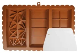 Chokladform Dubai 3-i-1, Silikon, BPA-fri
