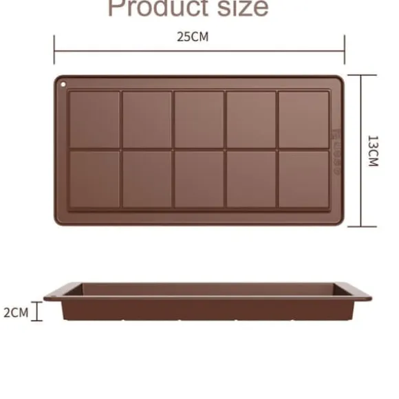 Chokladform Dubai, Mörk chokladform BPA-fri, Brun 1-Pack