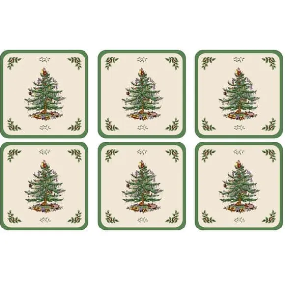 Christmas Tree Glasunderlägg, 6-pack - Spode