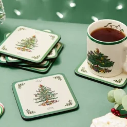 Christmas Tree Glasunderlägg, 6-pack - Spode