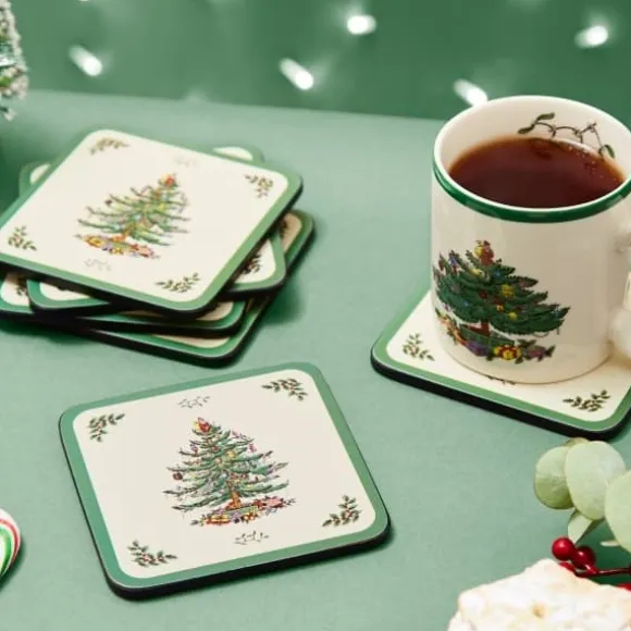 Christmas Tree Glasunderlägg, 6-pack - Spode