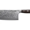 Cleaver Kohersen Elegance Ebony Wood Damascus steel cleaver 16.5 cm