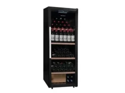 Climadiff CPW204B1, Vinkylare med kompressor, Fristående, 204 flaska/flaskor, G, Inbyggd lampa, Svart