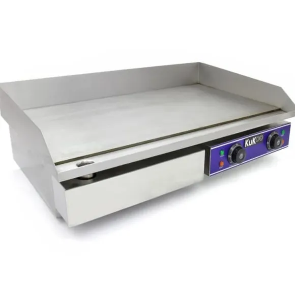 70cm Brett Elektriskt Stekbord | Elkontakt Grillbord Stekning Spishäll Matlagning Kyckling Nötfärs Hamburgare Inomhus | MonsterShop