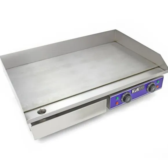70cm Brett Elektriskt Stekbord | Elkontakt Grillbord Stekning Spishäll Matlagning Kyckling Nötfärs Hamburgare Inomhus | MonsterShop