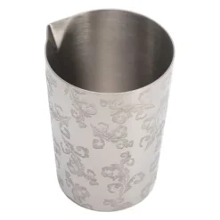 Cocktailglas i 304 rostfritt stål, värmebevarande, graverat, bartendingglas för bar