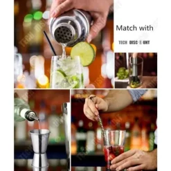 Cocktailshaker - TD® - 550 ml - Rostfritt stål - Verktygset - Silver