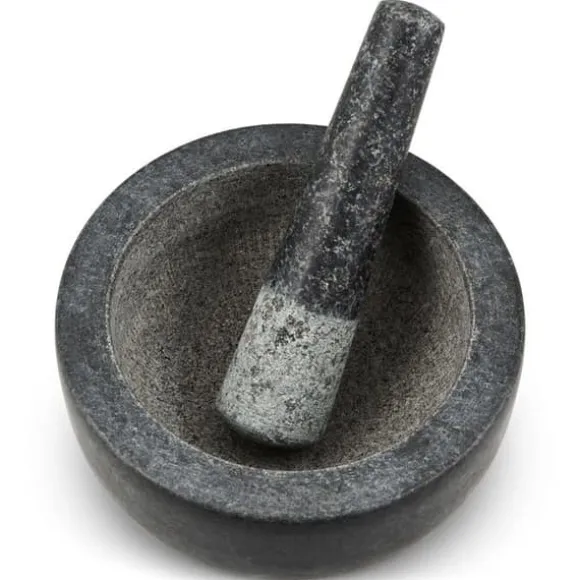 Cole - murare - H122126 - Clavering mortel och mortelstöt, 20cm, mortel och mortel för kökskryddor, granit, 2 års garanti