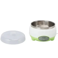 Compact Yoghurt Maker Machine Rostfritt stål behållare Yoghurt Maker för hemmagjord DIY Yoghurt Grön 15W EU Plug 220V