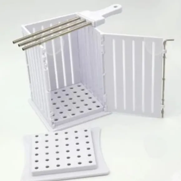 CONFO® Köttspettmaskin Fåmspett 36 hål Köttspett Fårspett Artefakt Köttspett