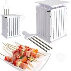 CONFO® Köttspettmaskin Fåmspett 36 hål Köttspett Fårspett Artefakt Köttspett