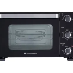 CONTINENTAL EDISON CEMF28B2 - Elektrisk miniugn 28L svart - 1500W - Rotisserie, Naturlig konvektion