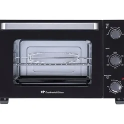 CONTINENTAL EDISON CEMF35B4 - Elektrisk miniugn 35L svart - 1500W - Rotisserie, Naturlig konvektion