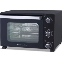 CONTINENTAL EDISON CEMF35B4 - Elektrisk miniugn 35L svart - 1500W - Rotisserie, Naturlig konvektion