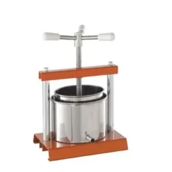 COOK CASE BY OMAC 360 - KVM SWITCH - Press, diameter 12 cm, stål, rostfritt stål, orange