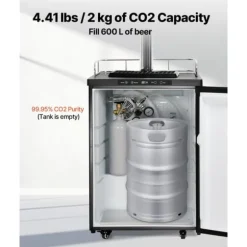CO2-tank 4,41 lbs, Aluminiumslegeringscylinder, DIN477-ventil, TUV-godkänd