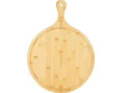 Cozze®pizza skärbräda med handtag Ø350x20 mm.