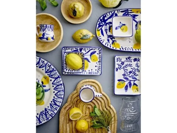 CREATIVE COLLECTION Limone Salt- och pepparuppsättning, gul, stengods