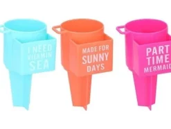 Cuisine Elegance - beach dryckeshållare HIT ! (rosa)
