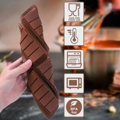 DAILIENFUS Silikon Dubai Chokladform Set med Tillbehör