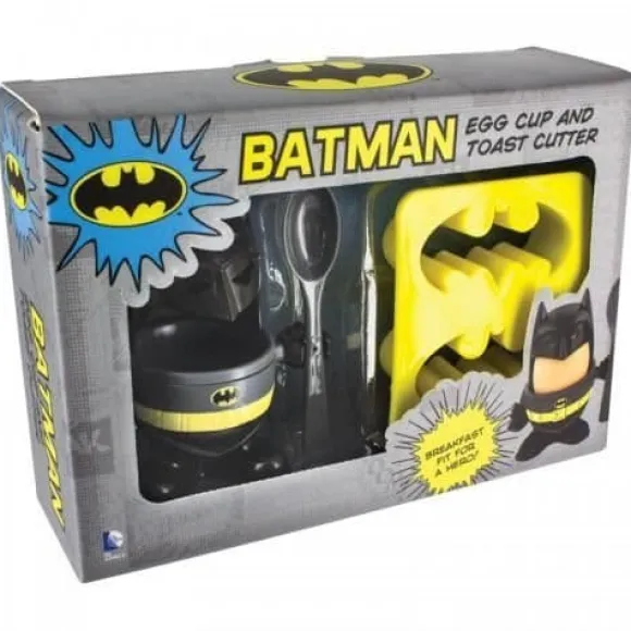 DC Comics Batman äggkopp och kakskärare