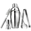 5-Delar cocktailset , barset, shaker 700ml - Rostfritt stål