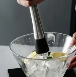 10 delar cocktailset, barset, shaker 750 ml - Rostfritt stål Silver
