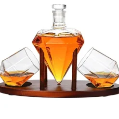 Deluxe Diamond Decanter Set