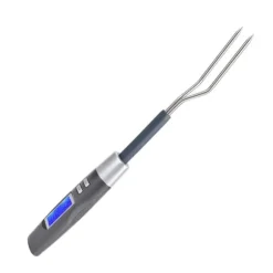 Digital BBQ Kötttermometer Gaffel Grillgaffel med LCD-skärm