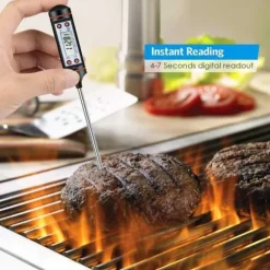 Digital Kökstermometer för Mat, BBQ & Vätskor Stektermometer