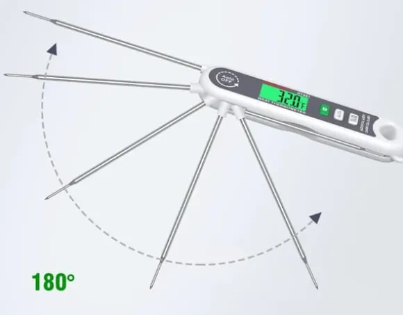 DIGITAL KÖKSTERMOMETER FÖR MAT KÖTTTILKNING JUSTERBAR -50 +300°C
