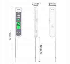 DIGITAL KÖKSTERMOMETER FÖR MAT KÖTTTILKNING JUSTERBAR -50 +300°C