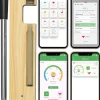 Digital köttermometer Digital trådlös dubbelsensor Bluetooth BBQ-termometer för grill, matlagning, rökning