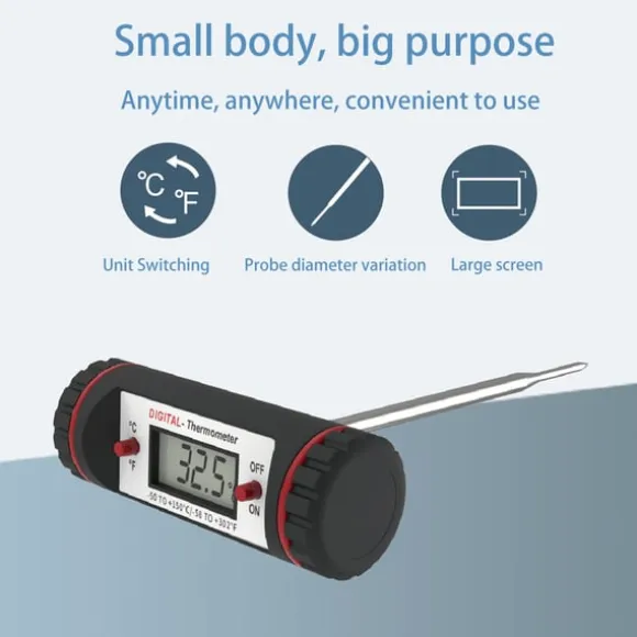 Digital mattermometer för matlagning och grillning