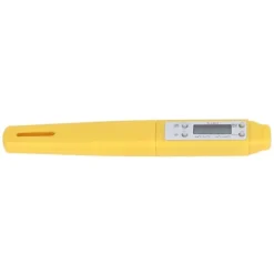 Digital mattermometer med hög precision - automatisk kalibrering, pennstil, gul