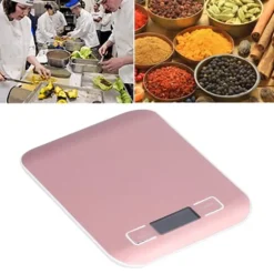 Digital Matvåg Rostfritt Stål Matlagning Bakning Köksvåg med Automatisk Avstängningsfunktion för Hemmet